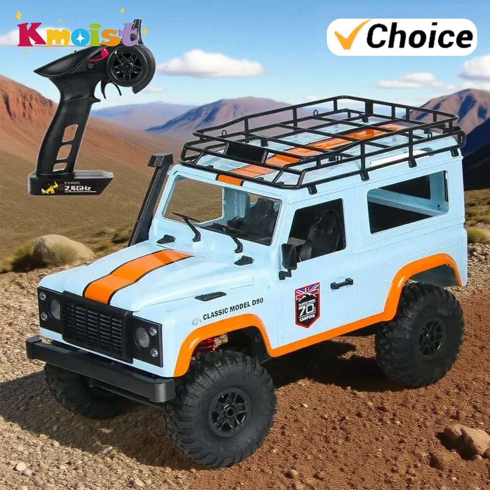 

1/12 2.4G 4WD Off Road Climbing RC Car Kid Toy Multi-Terrain Alloy Simulation Racing Car with LED Light Toys for Boys Xmas Gifts