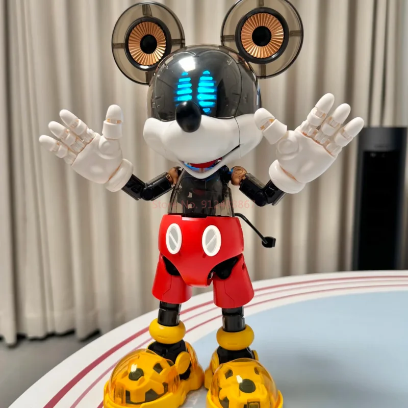 400% mickey mouse montagem modelo kit estilo cyber-punk coleção original figura de ação anime modelo periférico kt brinquedo ornamentos