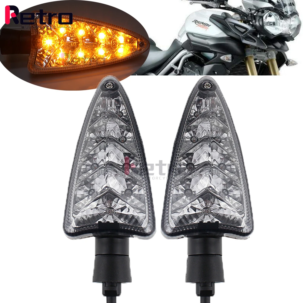 LED Turn Signal Light For Tiger 1050/800/XC Daytona 675/R 675R 2009-2018 Motorcycle Blinker Front/Rear Lamp Indicator