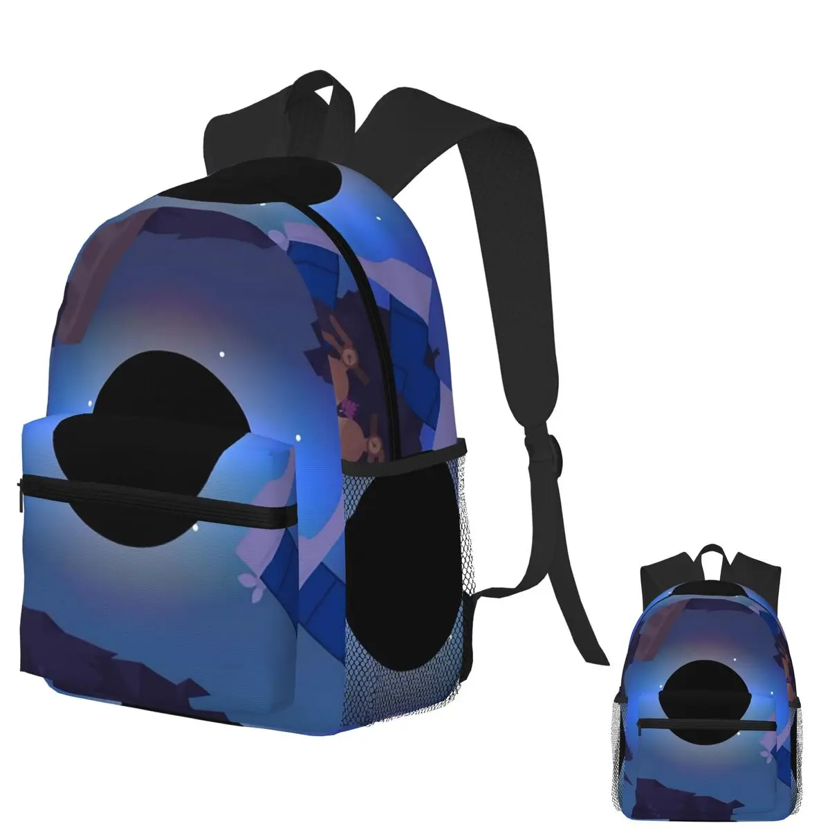 

Battle For Dream Island BFDI Студенческий рюкзак с черными отверстиями, школьная сумка, походный дорожный рюкзак для мужчин и женщин, сумка для книг, сумки на плечо