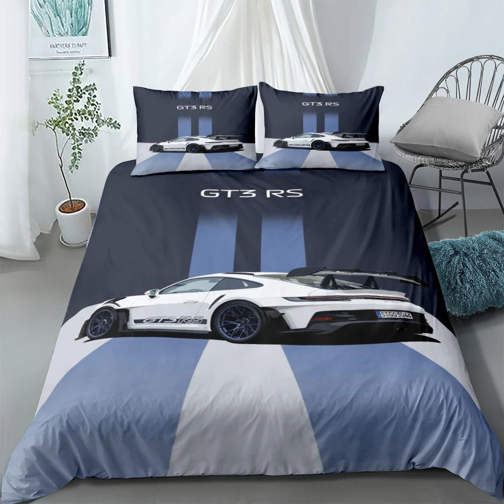 

Gt3 Rally Duvet Cover Set King Queen Double Full Twin Single Size Bed Linen Set