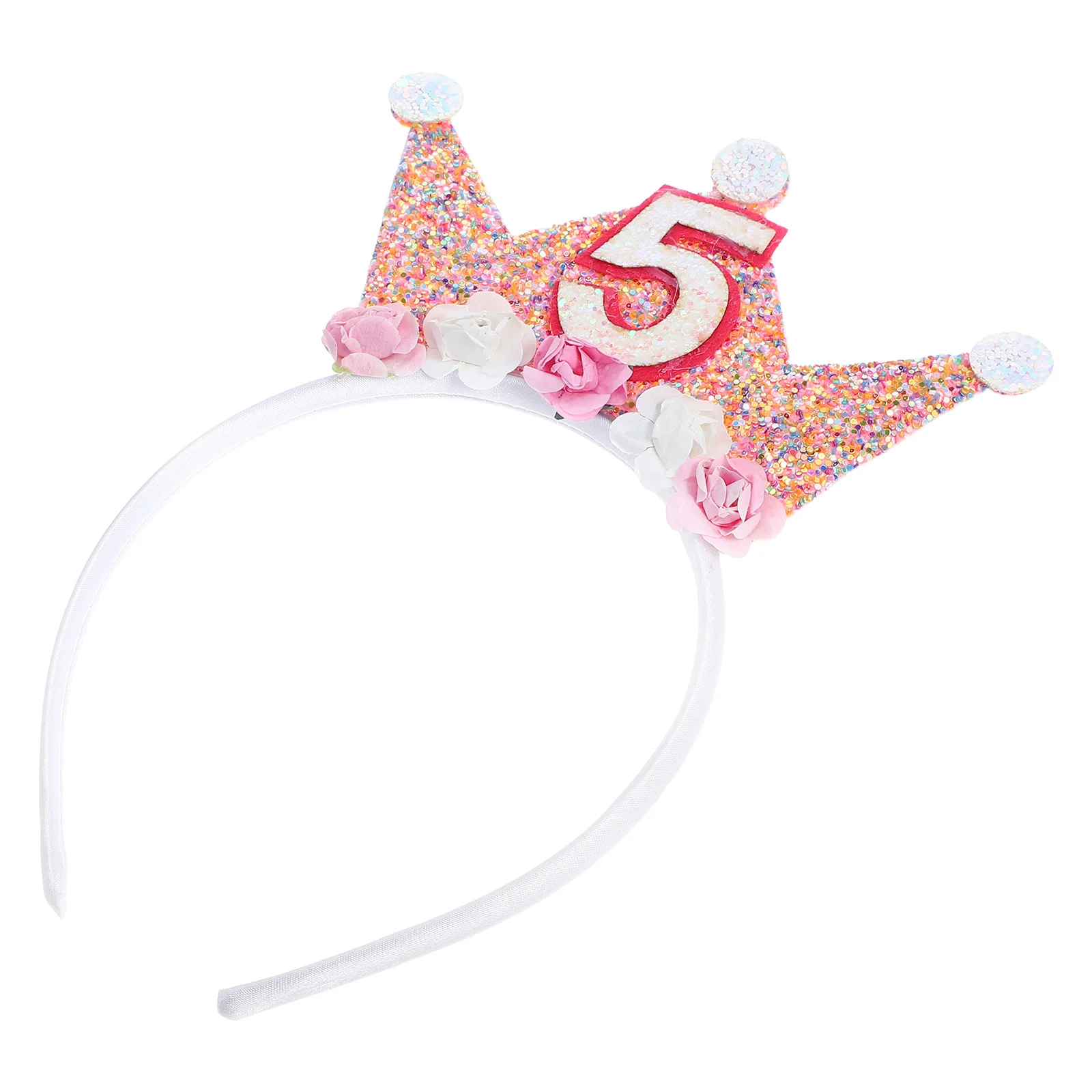 

Блестящая корона-ободок для девочек-малышек: идеальна для дня рождения, выступлений и сказочных образов, удобная