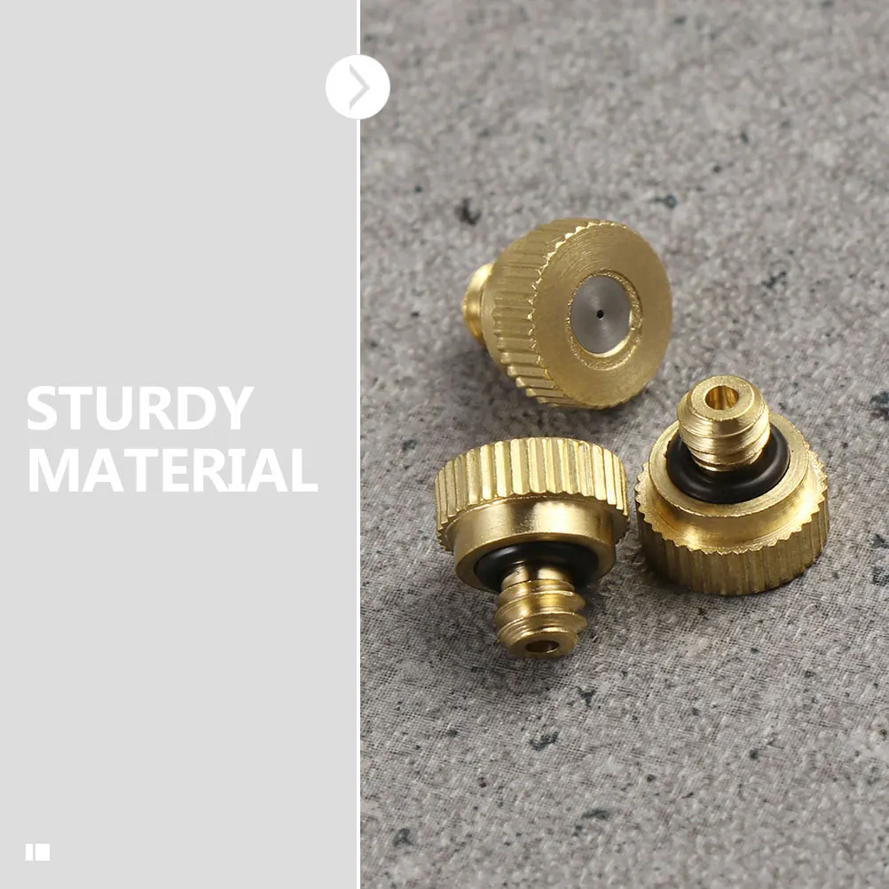 

12 Pcs Atomizing Nozzle Hose Sprayer Sprinkler Outdoor Misting Nozzles Garden Stainless Steel Brass