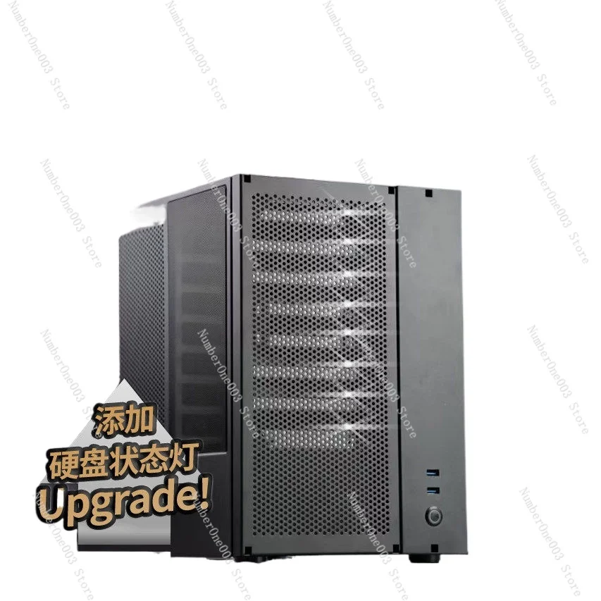 L8 Nas Enclosure, 8-bay Atx Black Group Flying Cow Chassis, Hard Drive Storage Enclosure