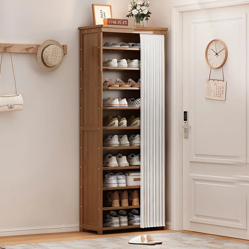 

Шкаф для обуви, стеллаж для хранения, вход в дверь у стены, многослойный