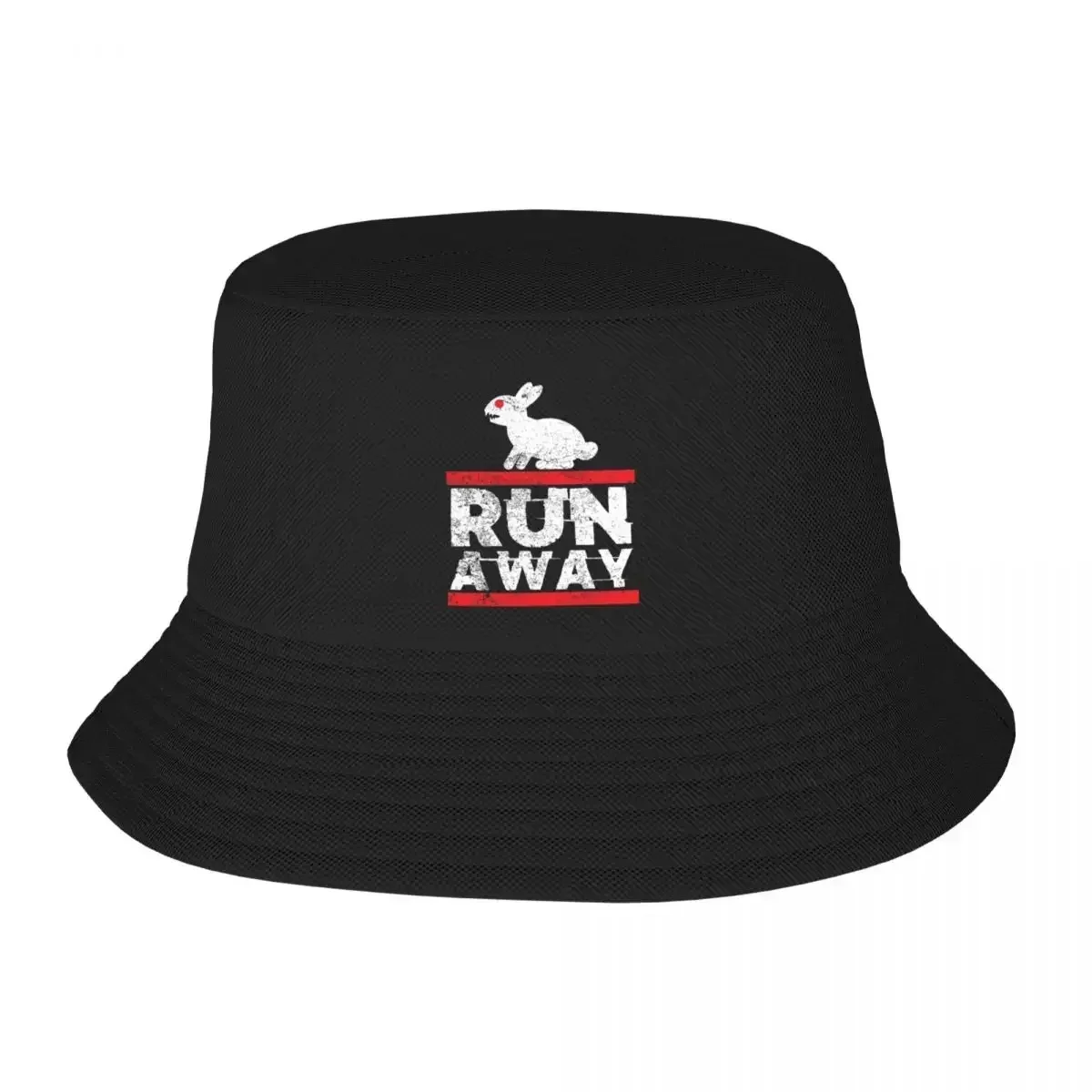 2026 Retro Design，Run Away Killer Rabbit - Grail Quest Bucket Hat Derby  Designer  For Women 2024 Men's