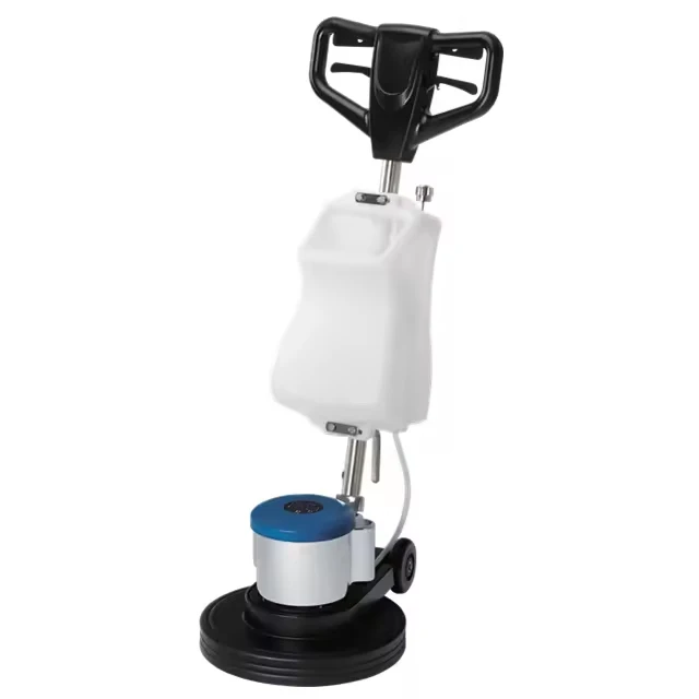 New 17-Inch Electric Walk-Behind Floor Scrubber 1200W 350-550/h Efficiency Burnishing Carpet Cleaning Polishing - view 5