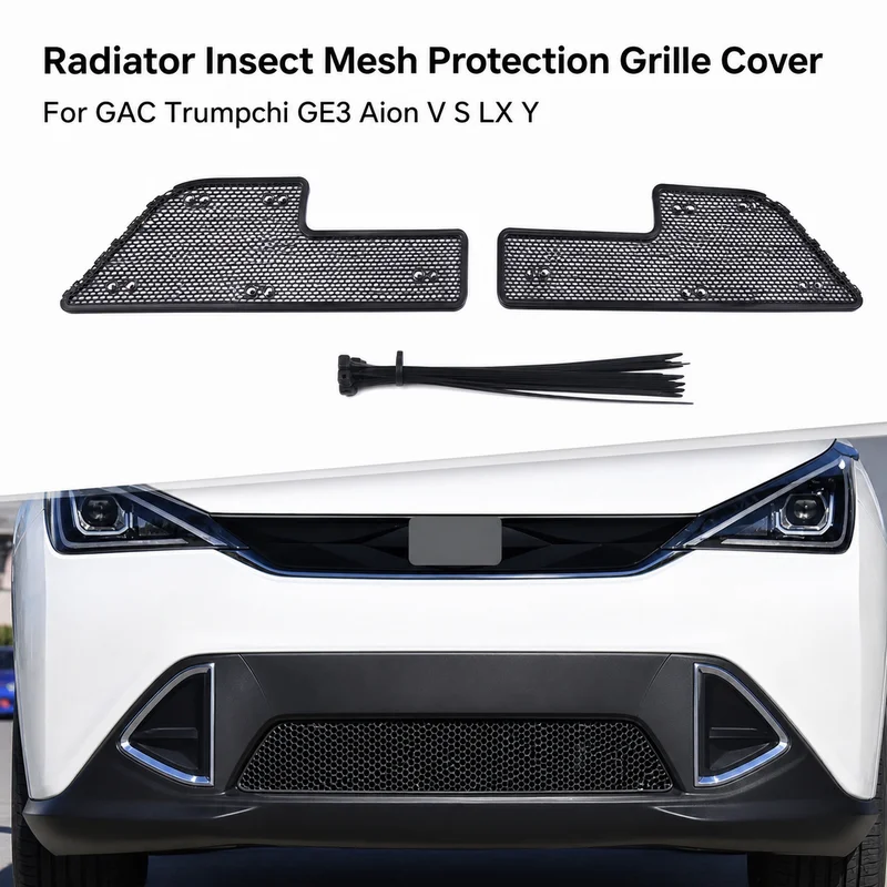 For GAC Trumpchi GE3 Aion V S LX Y Radiator Insect Mesh Mouse Mosquito Protection Grille Cover Auto Parts