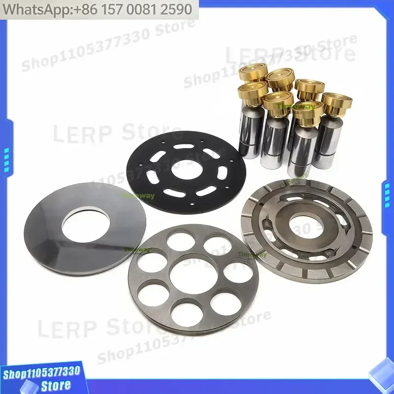 Compatible with Denison P6 Axial Piston Pump Rotor Group Cylinder Block Piston Valve Plate for Construction Machinery