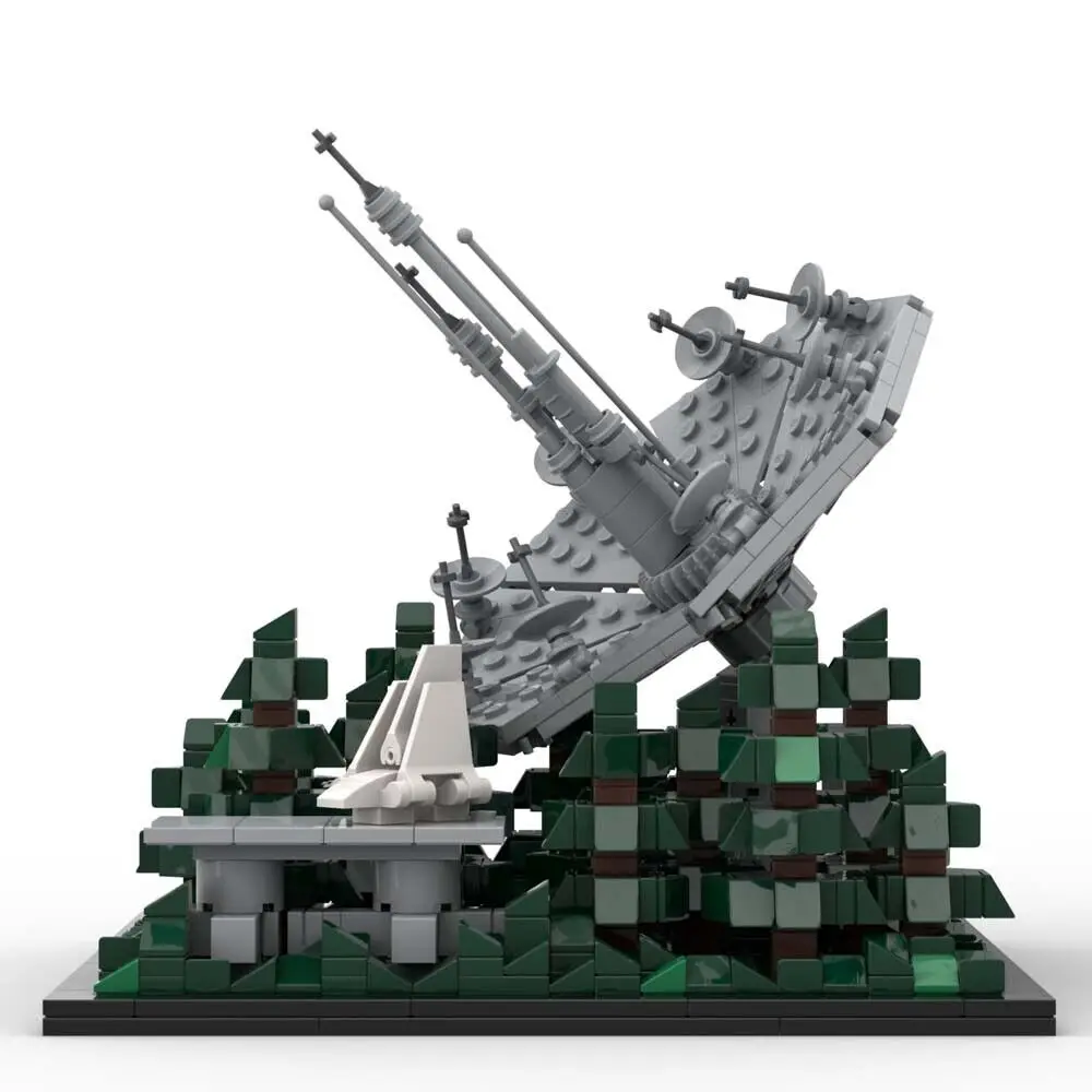 Bloques de construcción MOC Star Movie para niños, juguete de ladrillos para armar nave generador de Shield, arquitectura a escala, ideal para regalo de Navidad, piezas, código 989, compatible con MOC-150608