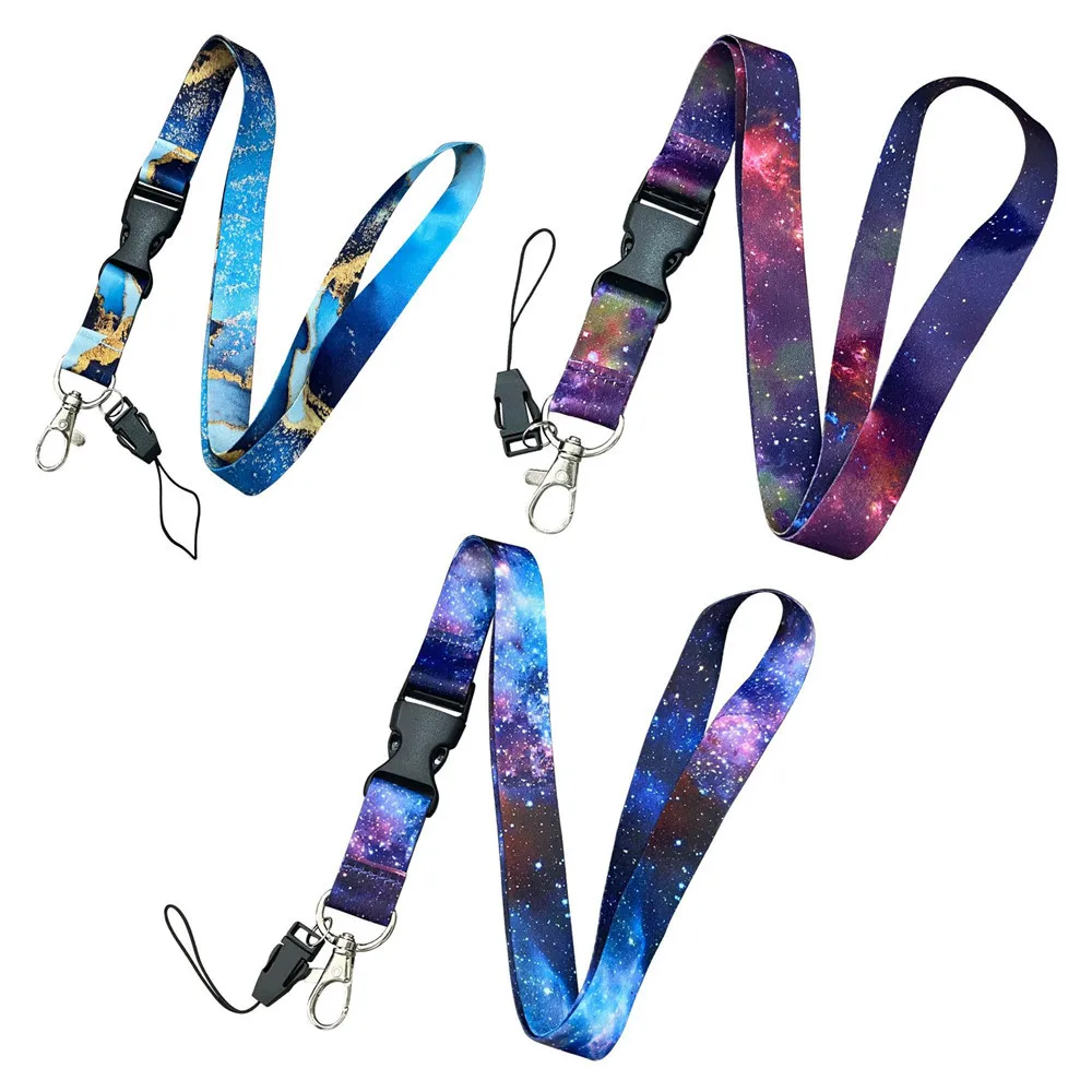 Arry Sky Elements Colorful Neck Straps Keychain Phone Lanyards Keychain Cell Phone Rope Lanyard Anti-Lost Lanyard Badge Holder