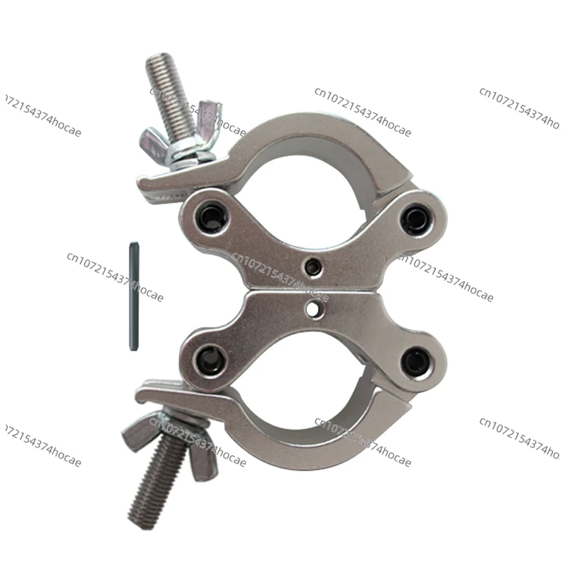 Aluminum Stage Light Hook Swivel Truss Clamp 360 Degree Rotation Lighting Clamp Fixed 90 Degree Tube 48-51mm Heavy Duty 500KG