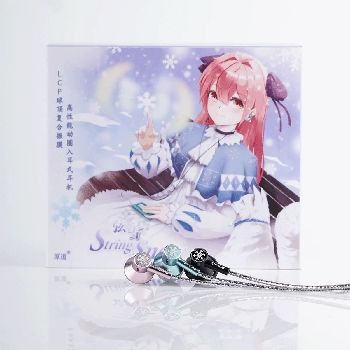 NICEHCK StringSnow 인이어 모니터 10mm 대형 다이나믹 드라이버 HiFi HD 마이크 장착된 헤드셋 3.5mm/Type-C 핸드폰 플레이어 컴퓨터용