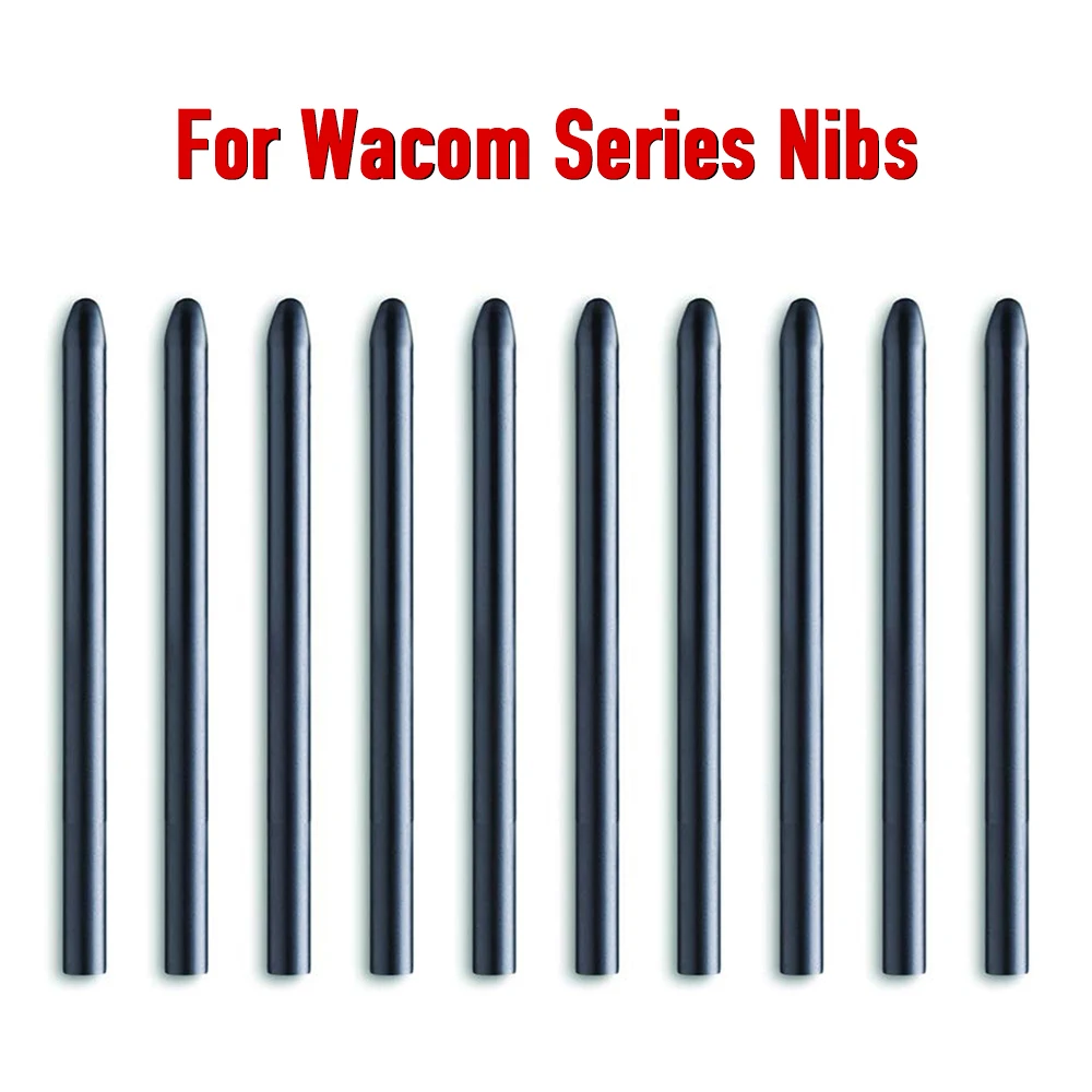 Replaceable Black Graphic Drawing Standard Nibs For Wacom Bamboo Intuos CTL-680 Pro PTH-851 / PTH-651 / PTH-451 Stylus Pen Tip