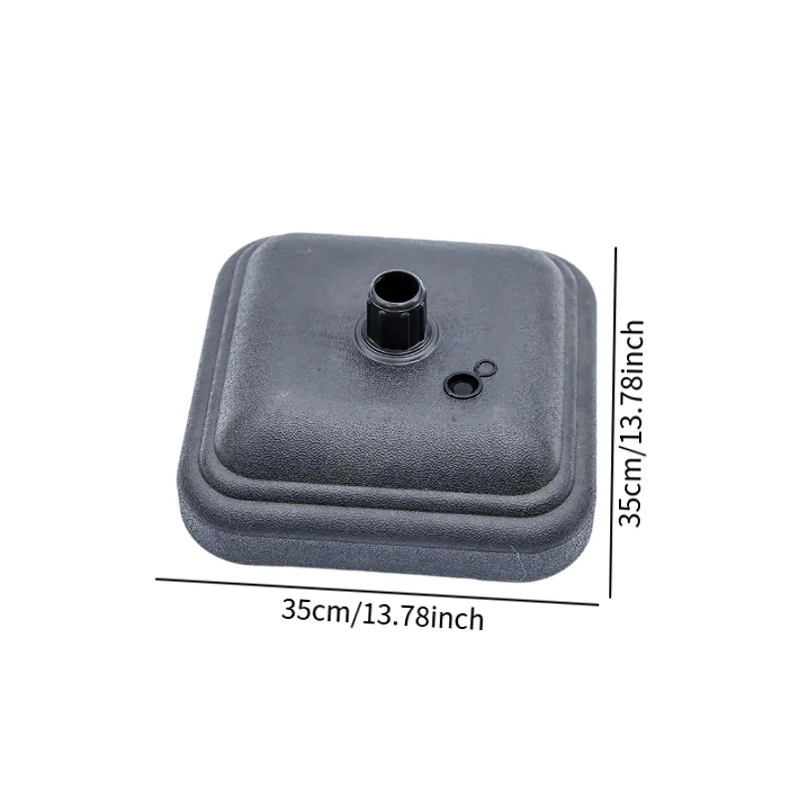 

Fillable Umbrella Base 12L Capacity Universal Portable Sturdy Square Umbrella Stand for Lawn Patio Beach Garden Poolside