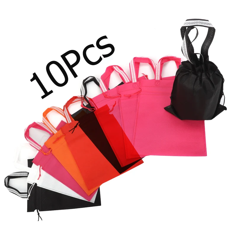 10Pcs Wig Storage Bags For Multiple Wigs 10Pcs Dust-Proof Packing Organizer Hair Extensions Wigs Accessories