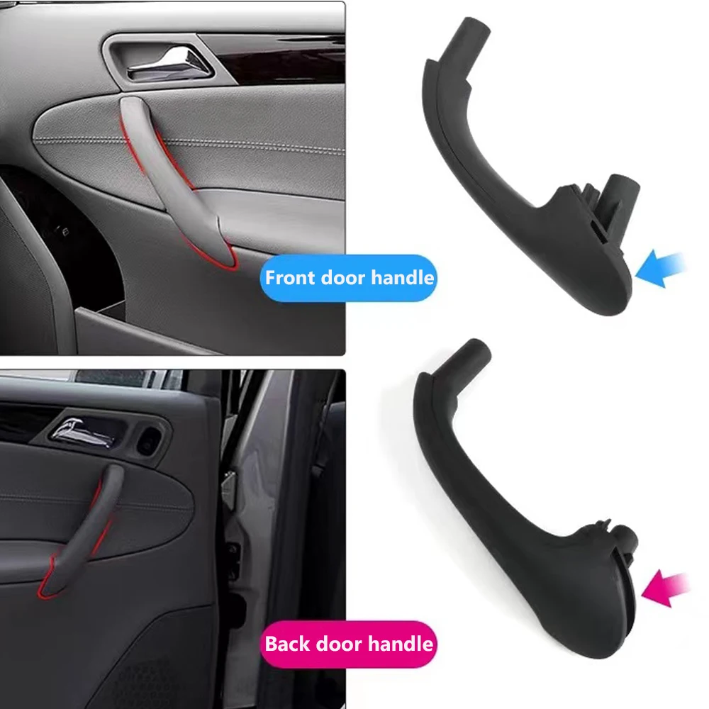 

1PCS Car Front Left Right Inner Door Pull Handle Cover Interior Accessories Handles For Mercedes For Benz W203 2000-2007