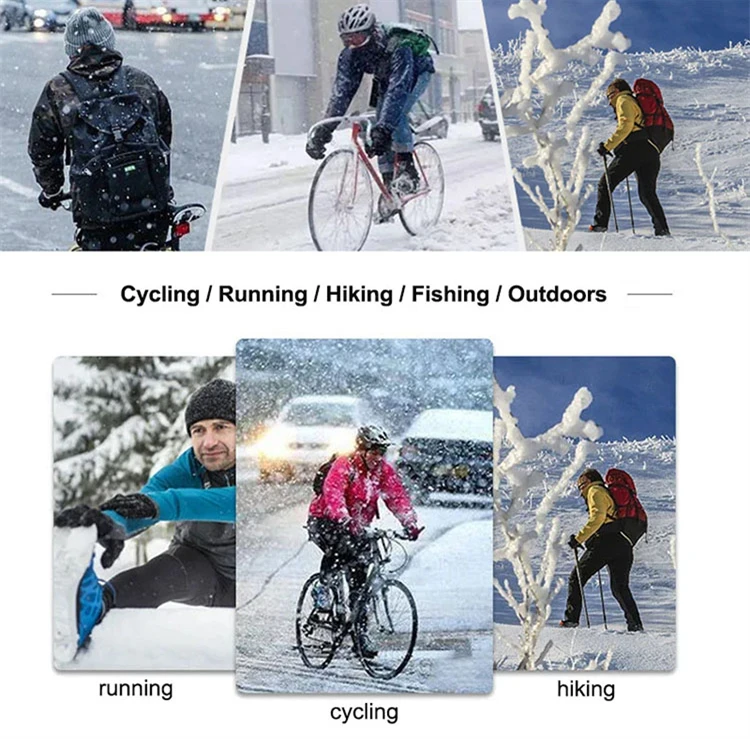 Winter-Touchscreen-Handschuhe zum Wandern und Camping, winddicht, warm, rutschfeste Silikonhandschuhe für Männer und Frauen – Detail 2