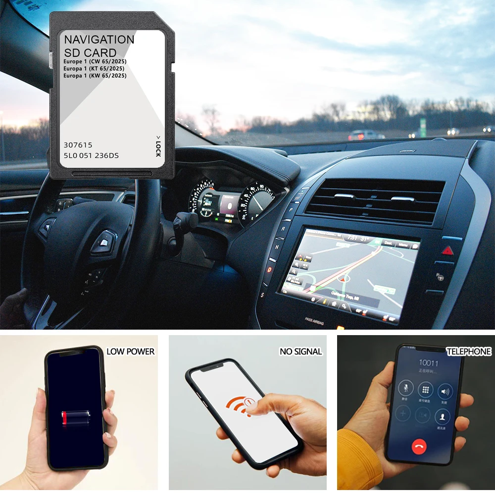 Skoda Sat Nav GPS 카드용 32GB 새로운 네비게이션 MIB2 GPS SD 카드 A1