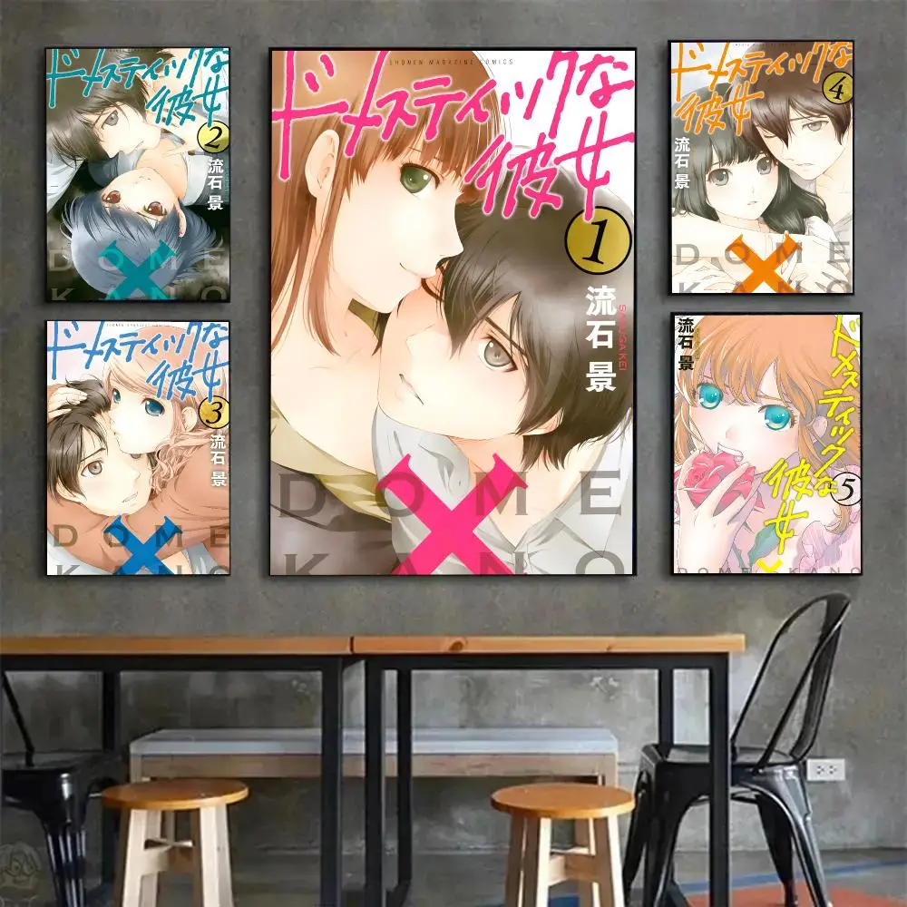 Anime Drama Domestic Girlfriend Poster Painting Wall Art Mural for Living Room Home Decor and Gifts