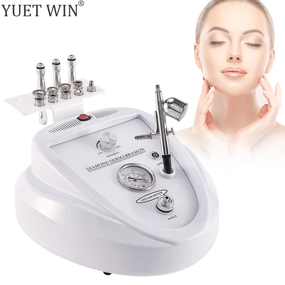 DermDelhi-Pulvérisateur d'eau et d'oxygène 2 en 1, machine à éplucher les diamants, appareil facial expansif, élimine les points noirs