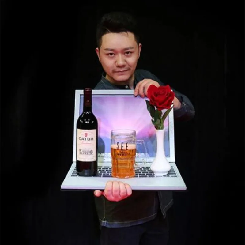Productions From Laptop Stage Magic Tricks Funny Magic Show Party Magia Games Object Appearing From Laptop Illusions Magician