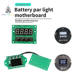 12x18w Stage lighting accessories battery par light touch motherboard and button motherboard for 12x18w battery par light repai