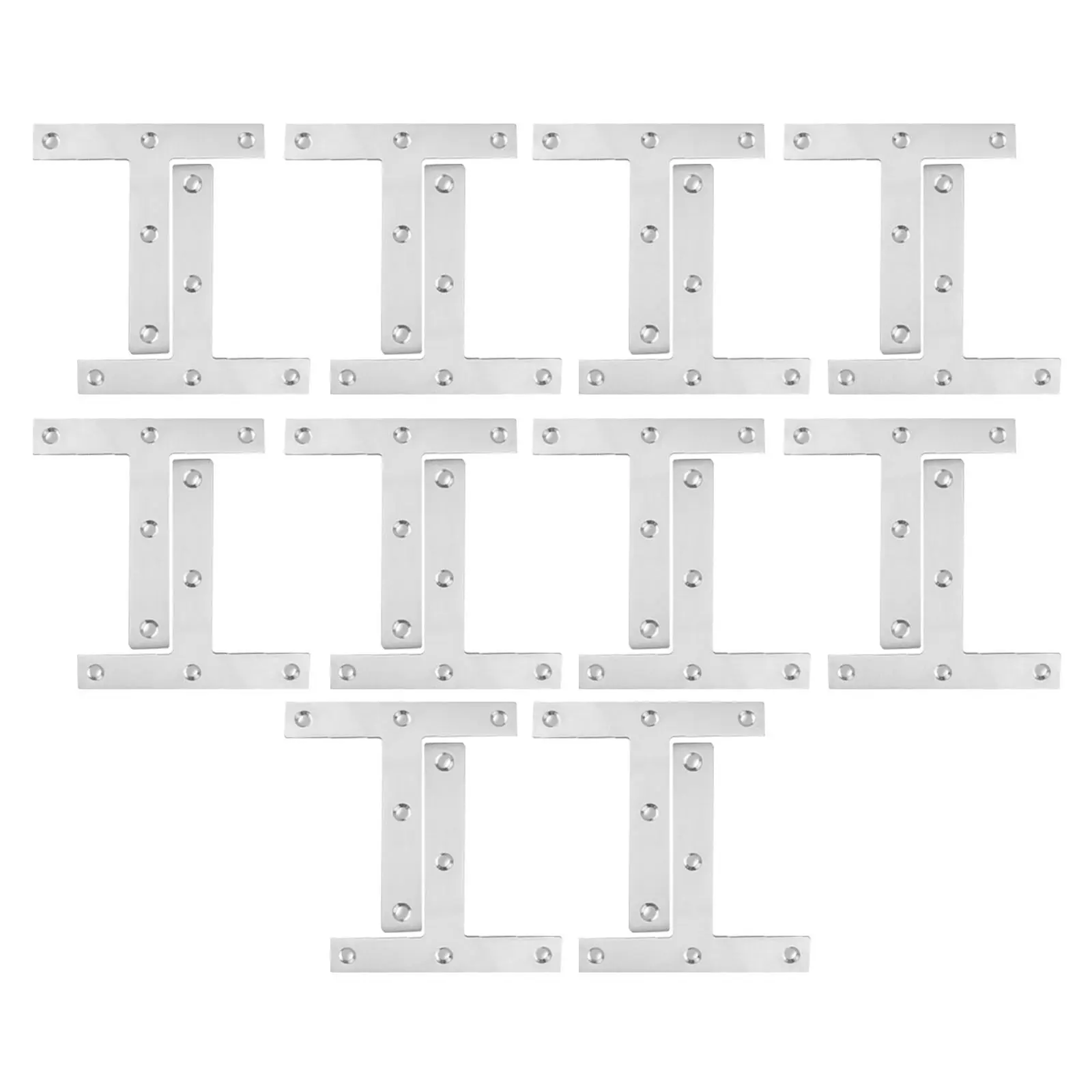 

20 шт. Т-образные угловые кронштейны из нержавеющей стали для ремонта и усиления деревянной мебели, туалетных столиков, шкафов