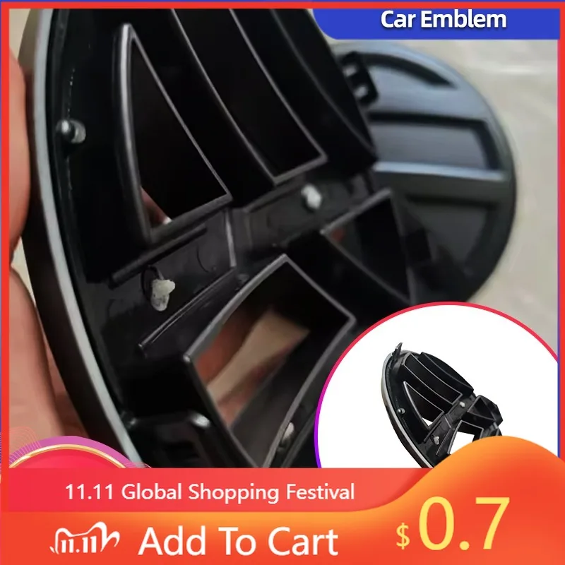 

For Volkswagen VW Interior Stickers Hub Caps 2pcs 3D ABS Car Front Logo Grille Badge Trunk Badge Car Replacement Accessories for