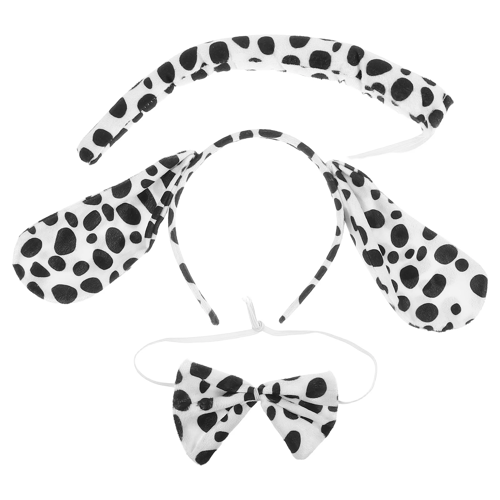 3 個小動物犬耳フープ蝶ネクタイテールセットコスプレ衣装アクセサリーハロウィンパーティー大人