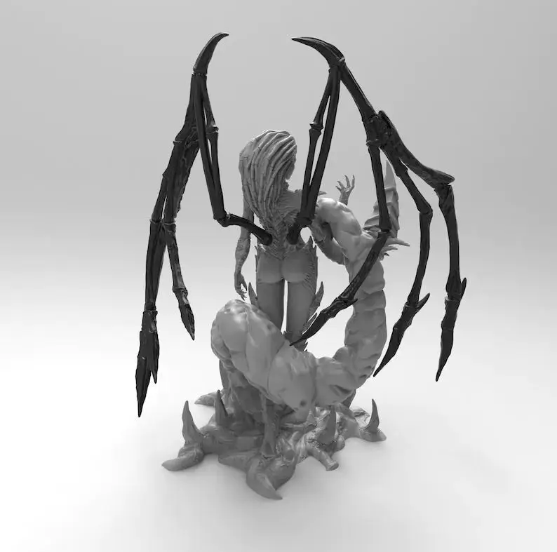 ミニチュア樹脂フィギュア,3D印刷機,75mm,50mm,組み立てられていないキット