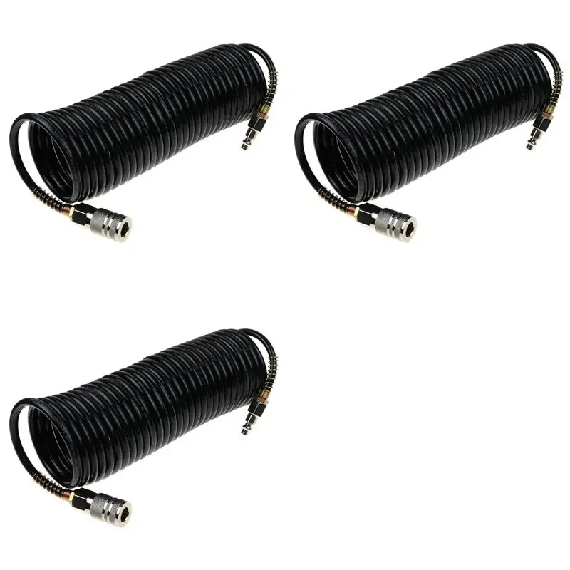 

Шланг для компрессора CYCLI-3X, 7,6 м, с ограничителем изгиба, полиэтиленовый шланг с быстроразъемным соединением из чистой меди 1/4 дюйма