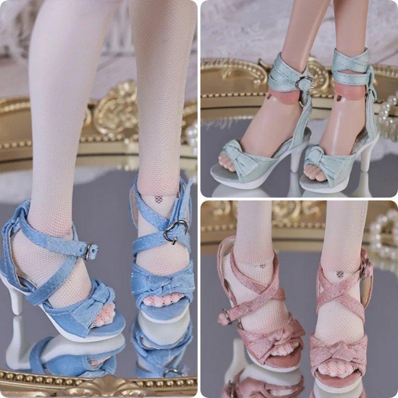 1/4 BJD Doll Shoes Pointed Toe High Heels Elegant Dress Shoes for Ball Jointed Dolls Fashion Doll Accessories