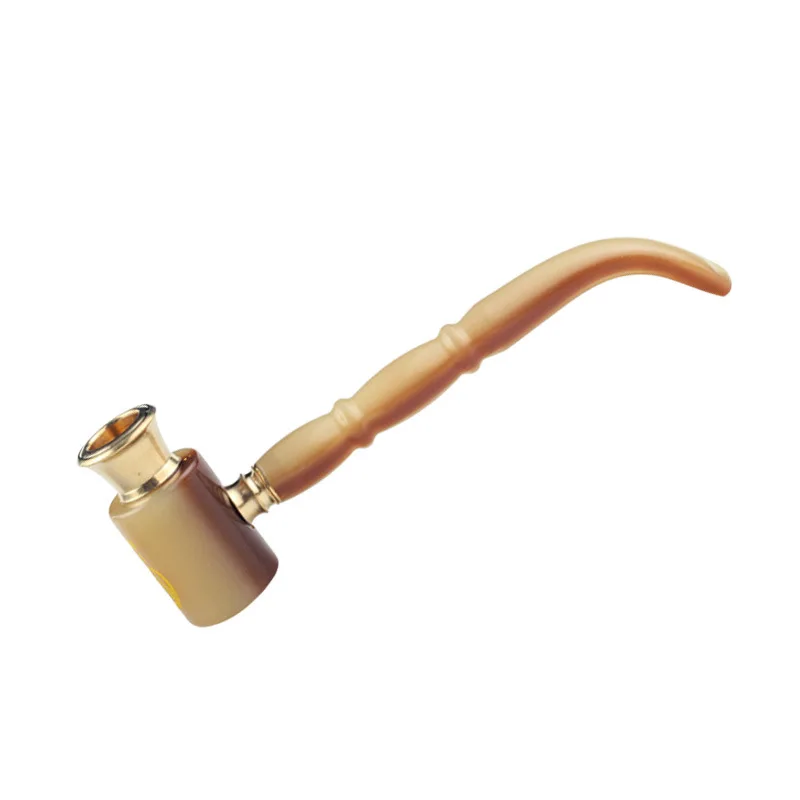 

Universal Cigarettes Pipes Microfilter Delicate Healthy Resin Smoking Pipes Portable Tobacco Pipes