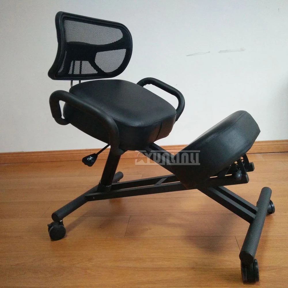 Silla para arrodillarse, taburete ajustable, cojín grueso para equilibrio de espalda, modelado del cuerpo, hogar, oficina, silla de ordenador