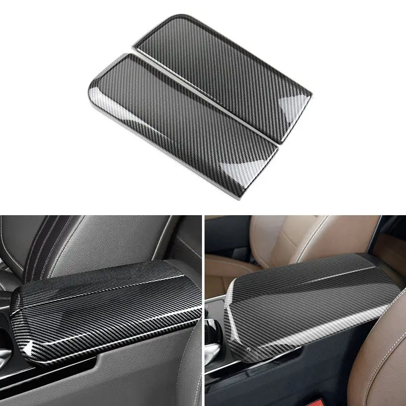 

ABS Car Center Control Armrest Box Panel Trim Covers For Mercedes Benz GLS Class X166 GLE W166 GLE Coupe C292 2015 2016 20172018