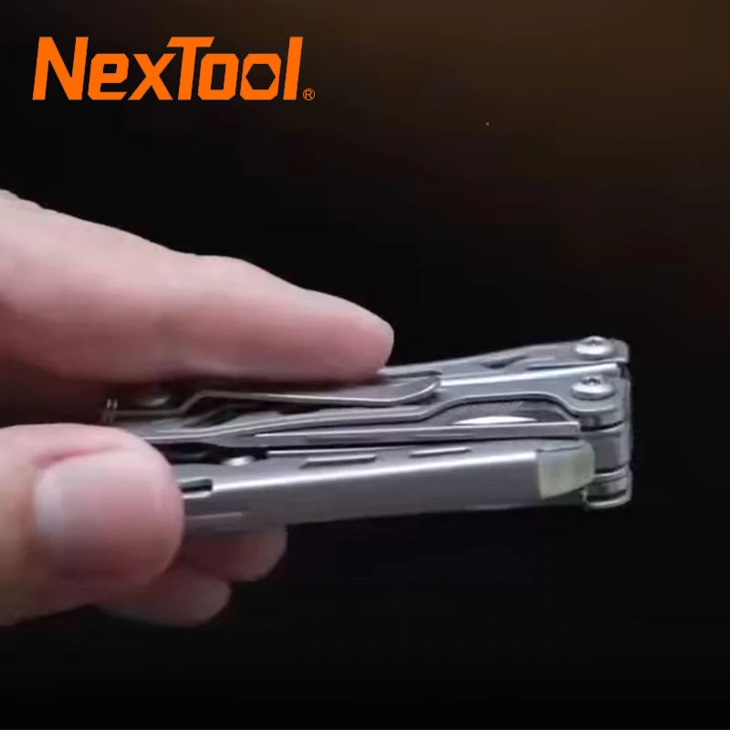 NexTool Mini Flagship F12 Multi Tool Pliers 13 In 1 Folding EDC Multitool 80Cr14Mov Steel Outdoor Camping Keychain Tools