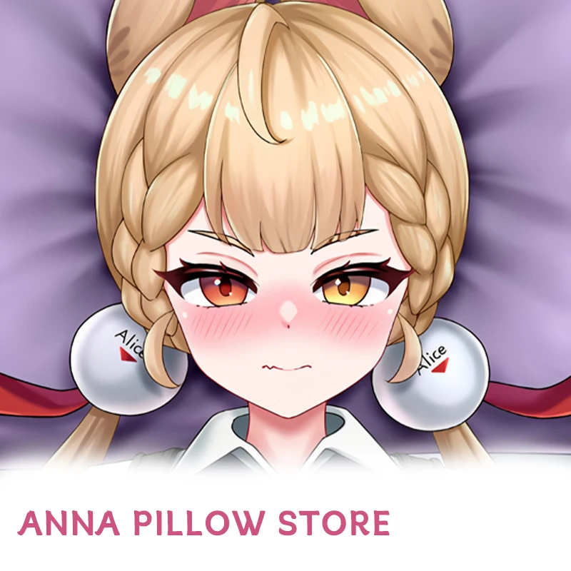 Dakimakura Cover Anime Zenless Zone Zero Alice Double-Sided Print Pillowcase Life-Size Body Pillow