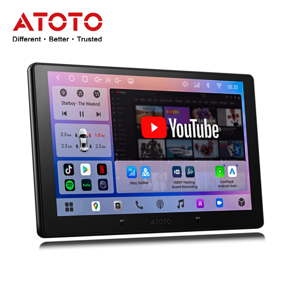 ATOTO 10.1インチ Android Carステレオ 2DIN