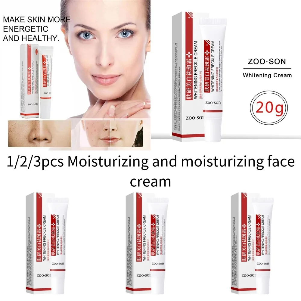 1/2/3pcs Whitening Freckle Cream Remove Dark Spots Anti Freckle Face Creams Niacinamide Fade Pigmentation Melasma Brighten Skin