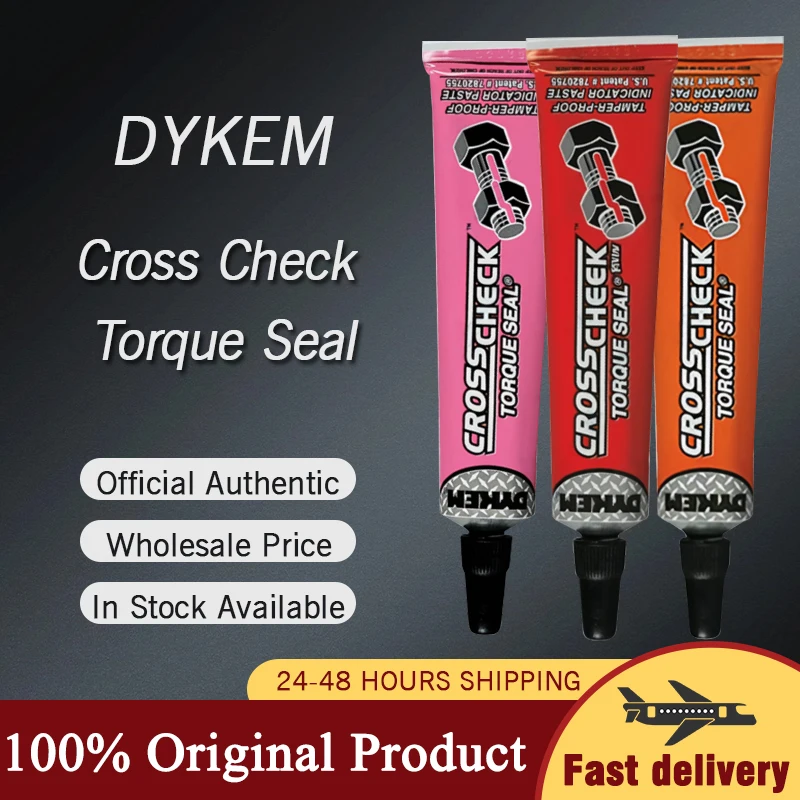 ITW DYKEM Cross Check Tamper-Proof Indicator Paste Metal Marking Pen Green Red Yellow Blue White