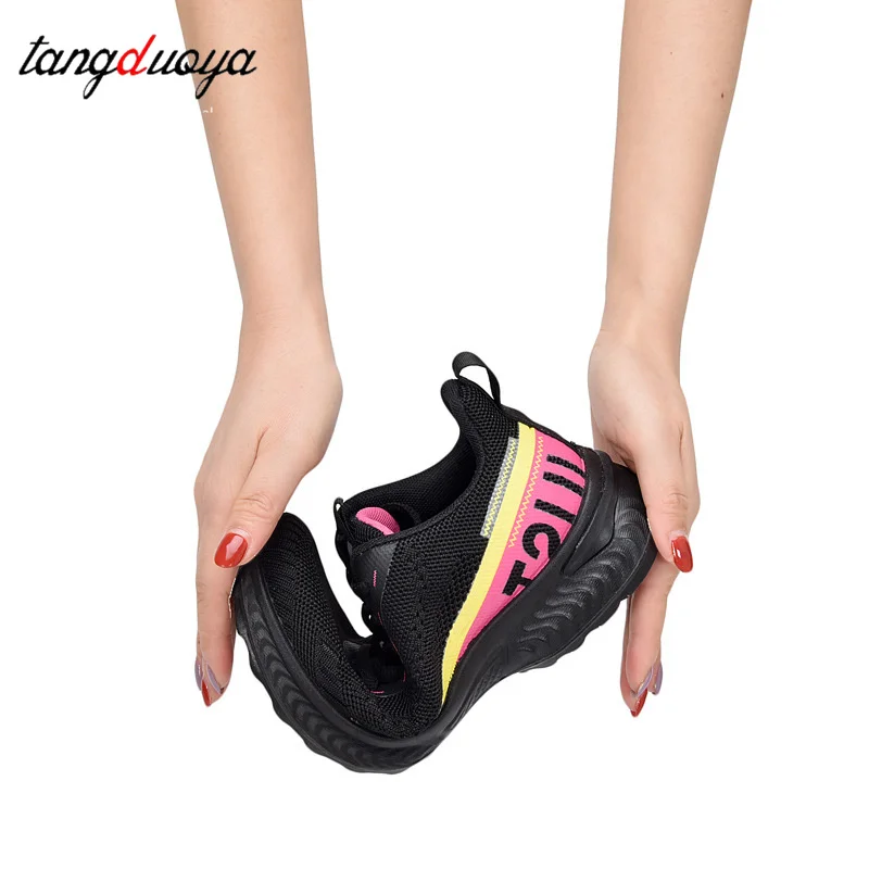 Women's Dance Shoes Soft Outsole Woman Mesh Breathable Jazz Hip Hop Sports Sneakers Ladies Girl's Modern Jazz Dancing Shoes view 5