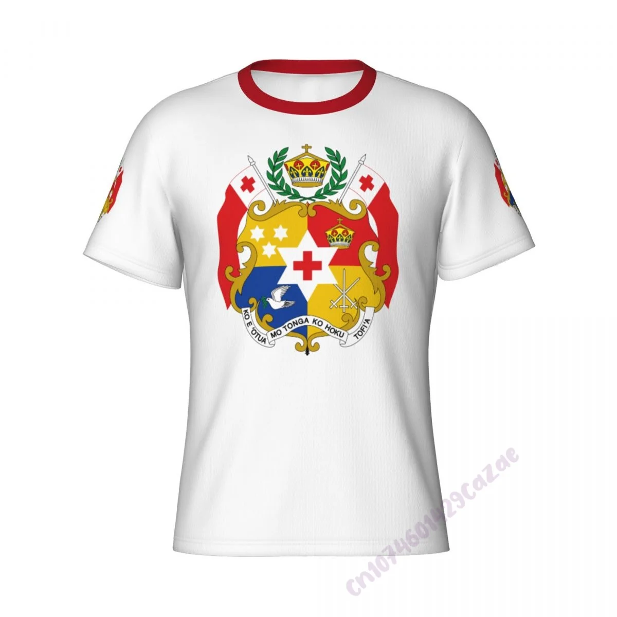 Tonga Flag 3D T-shirt Men Running Sport Skinny Short Tee Shirt Male Gym Fitness Bodybuilding Workout Tops Clothing