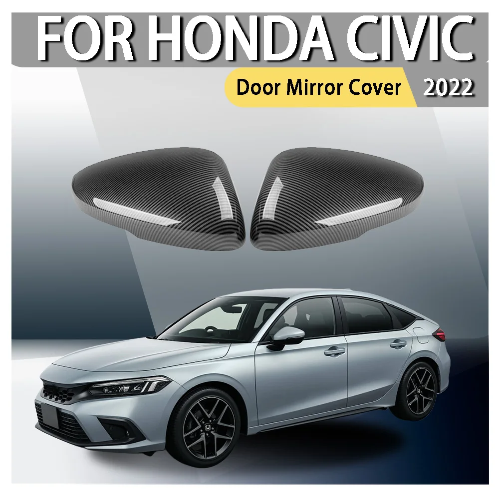 

ABS Plastic Cars Accessories Car Upgrade Door Mirror Cover For Honda Civic 2022 Car Decoration Car Rearview Accessories