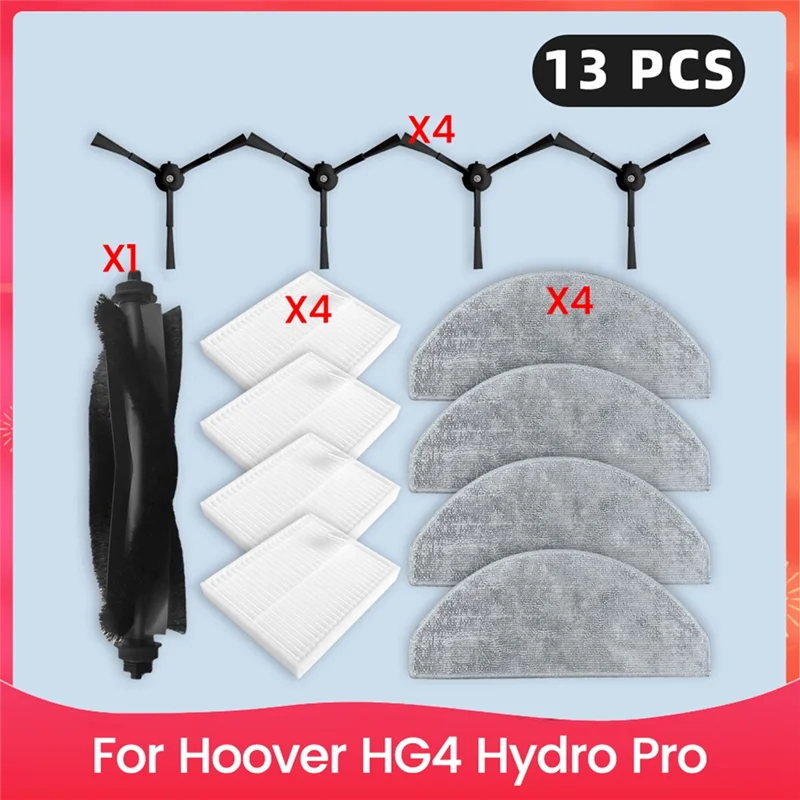 -ABPO لـ Hoover HG4 Hydro Pro قطع غيار مرشح الجانب الرئيسي فرشاة ممسحة القماش الملحقات