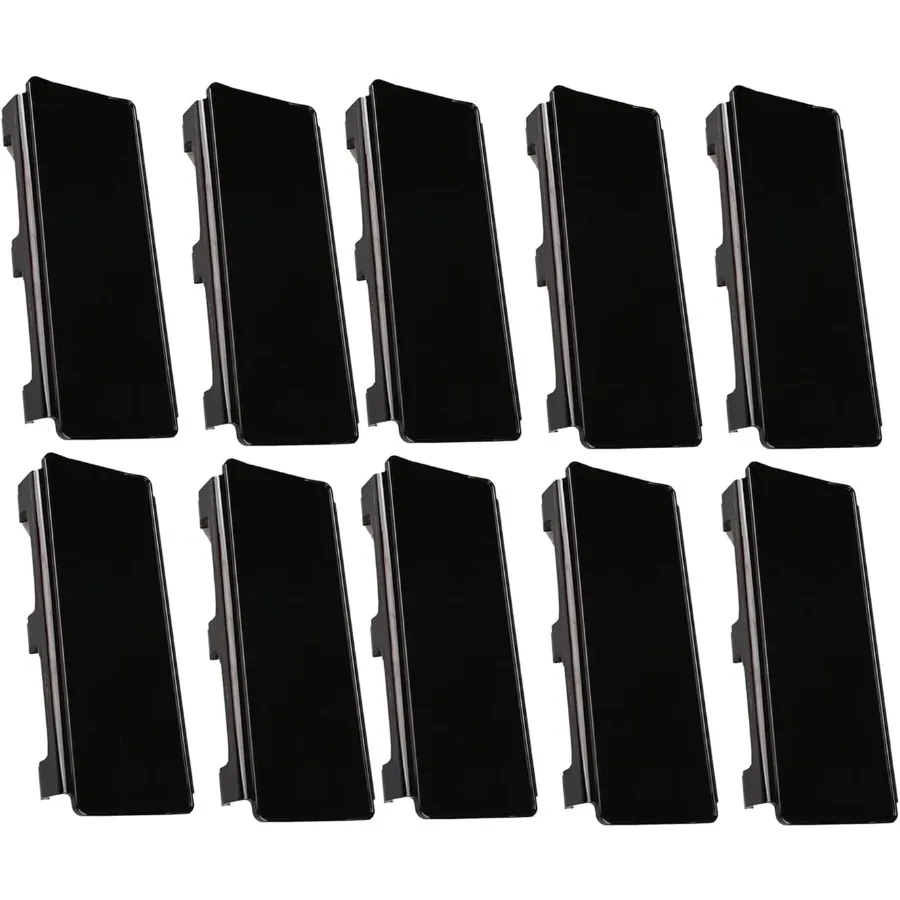 

10pcs 8inch LED Light Bar Black Cover Protective Lens Covers for 8 16 24 32 40 48 52inch Off-road Lights Straight/Curved Bar Wa