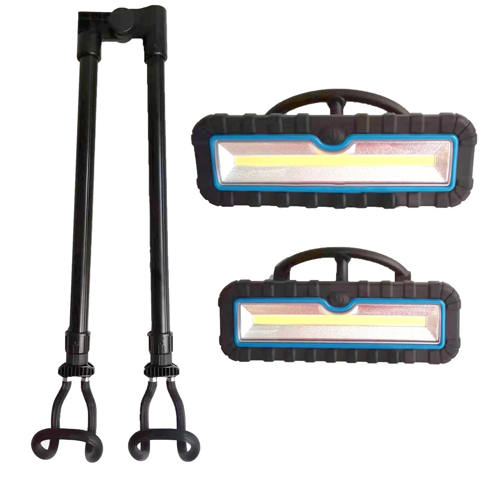 Automotive Engine Compartment Access Work Light Rechargeable Retractable Emergency Work Light Auto Repair LED Lighting