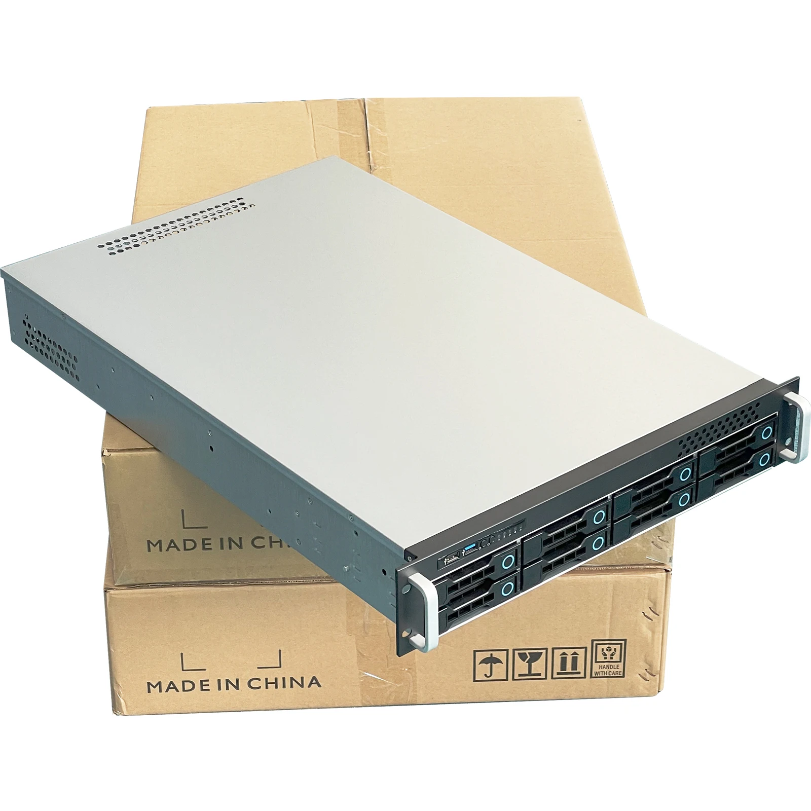 ZhenLoong LT8 2U 8 Bay Server Chassis Hard Disk Drive Hot Swap Storage Rack NAS Case With Mini SAS SATA 12Gb Backbplane SFF8643