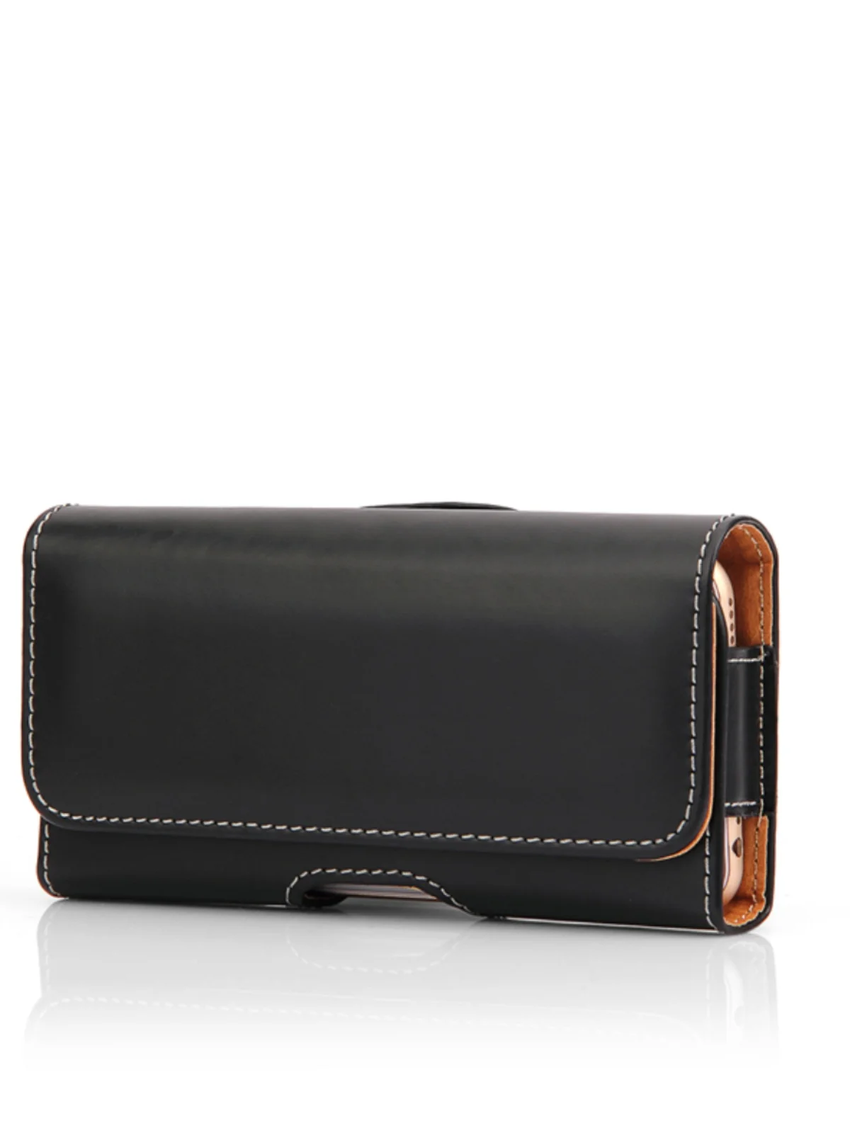 bolsa-de-cintura-universal-para-celular-a3x-preta-bolsa-de-negocios-masculina-funcional-bolsa-transversal-decorada-em-co