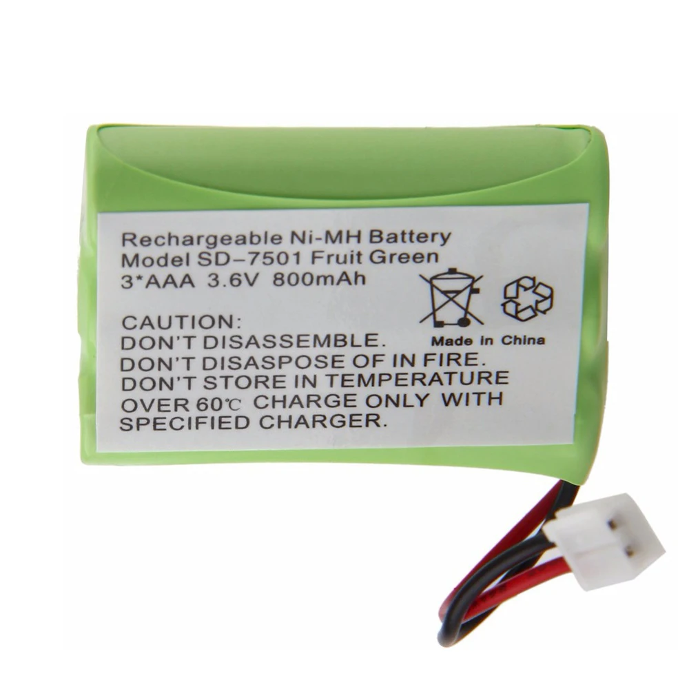 NiMH 800mAh 3.6V bezprzewodowy akumulator do telefonu domowego do Motorola SD-7501 V-Tech 89-1323-00-00 AT & T Lucent 27910 CPH-464D